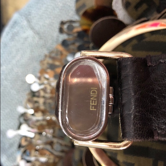 *RARE*Authentic Fendi Spy Sequin Tassel Disk Bag - Picture 5 of 8